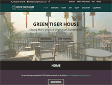 Tablet Screenshot of greentigerhouse.com